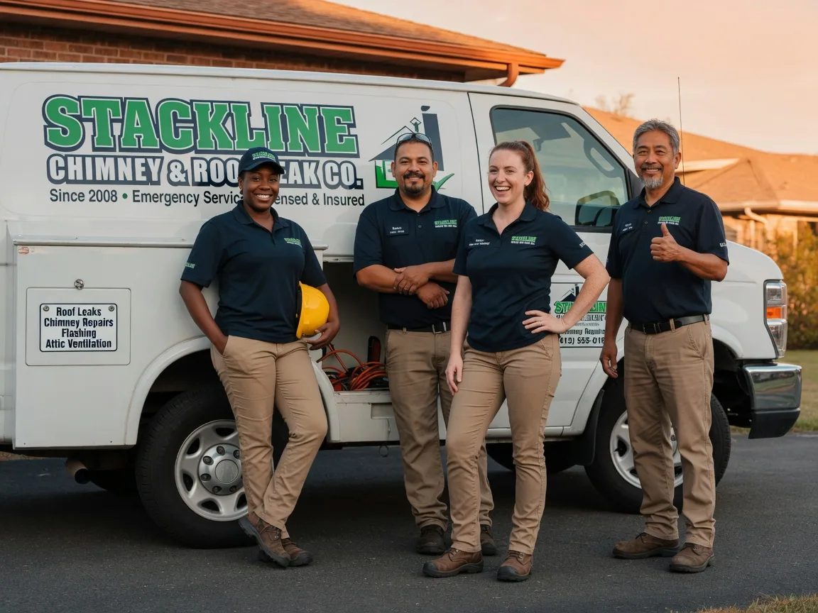 Chimney flashing repair company in Leo, IN